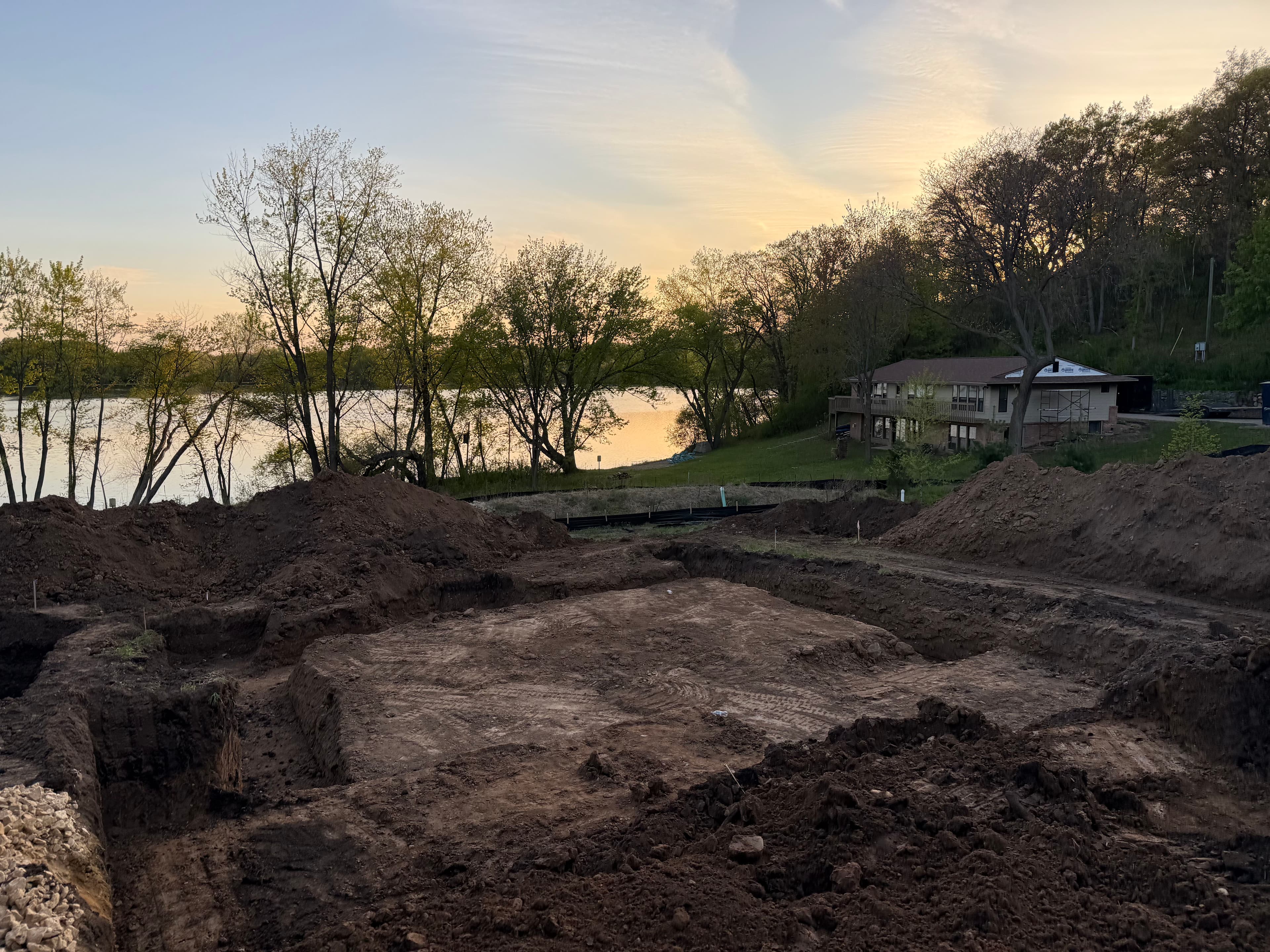 Project Walkout Basement Excavation for a Minnesota Lake Build image