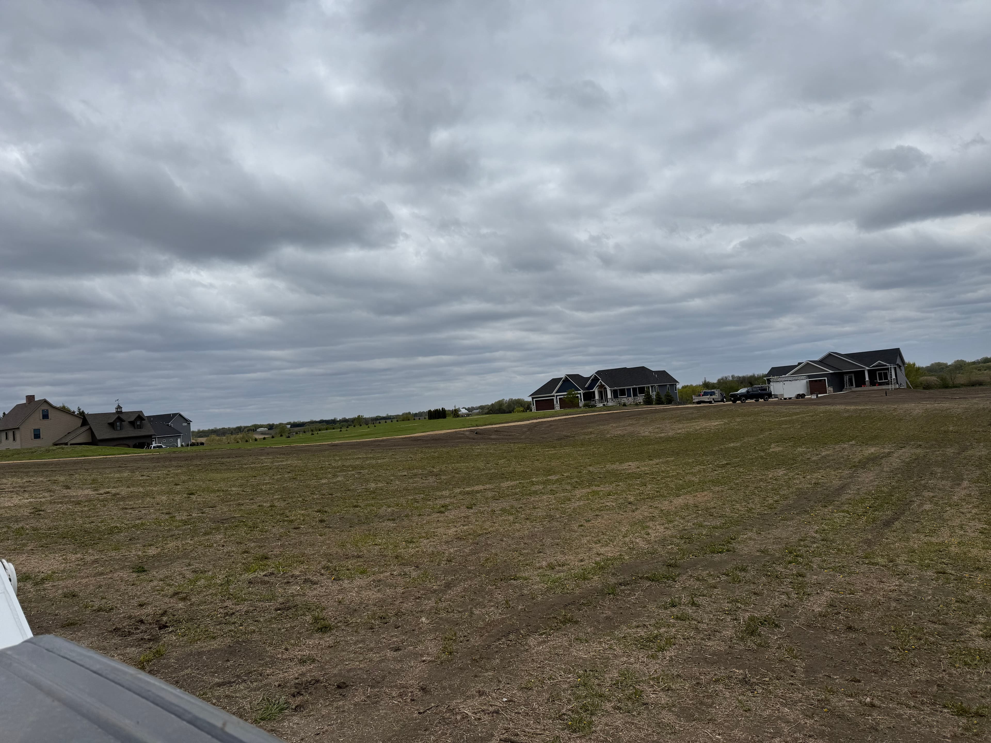 Project Final Yard Grading on a New Construction Lot Done Right image