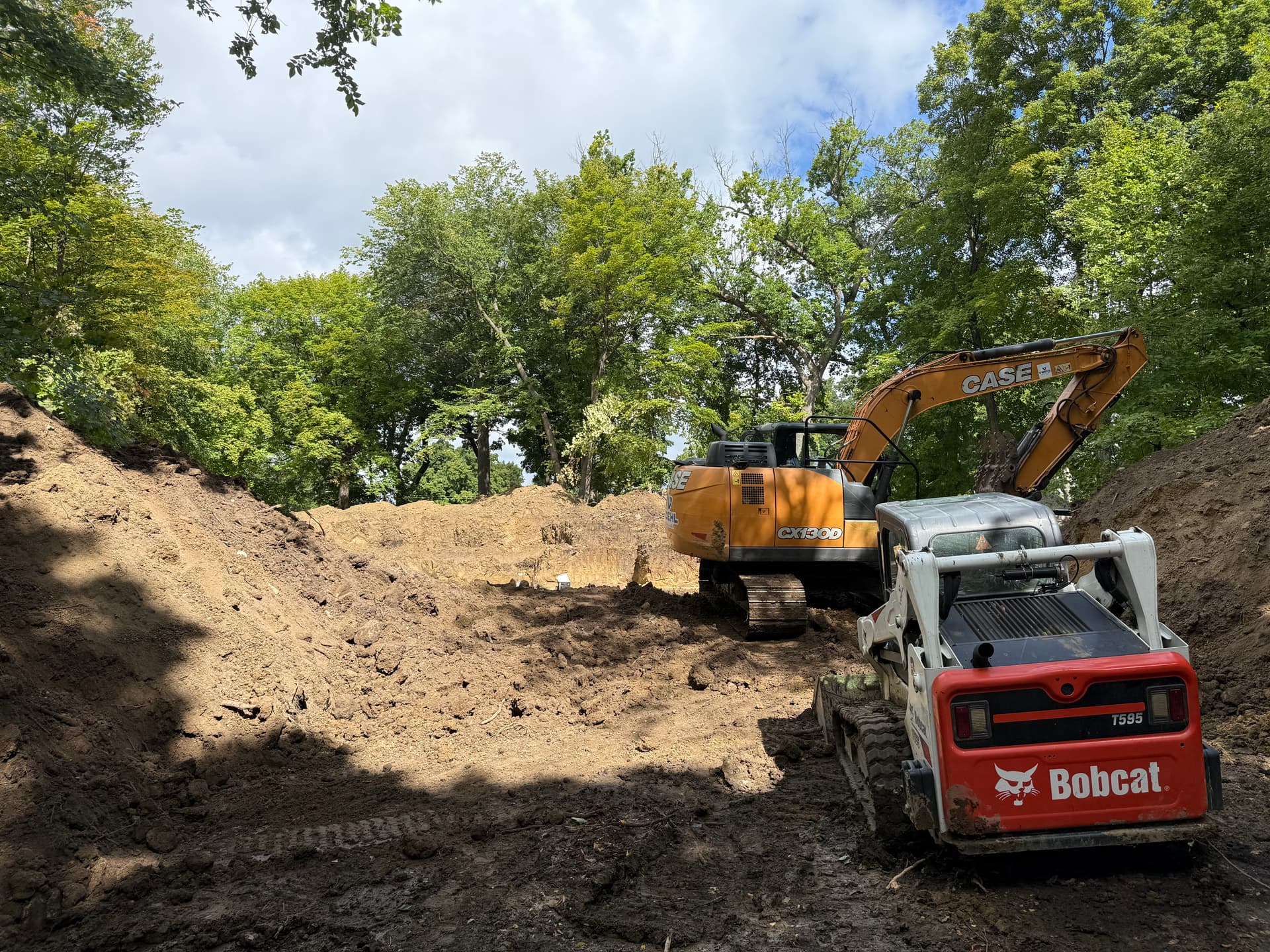 Gallery photos for Demolition to Final Grade on a Full Rebuild in Tonka Bay: Image #1